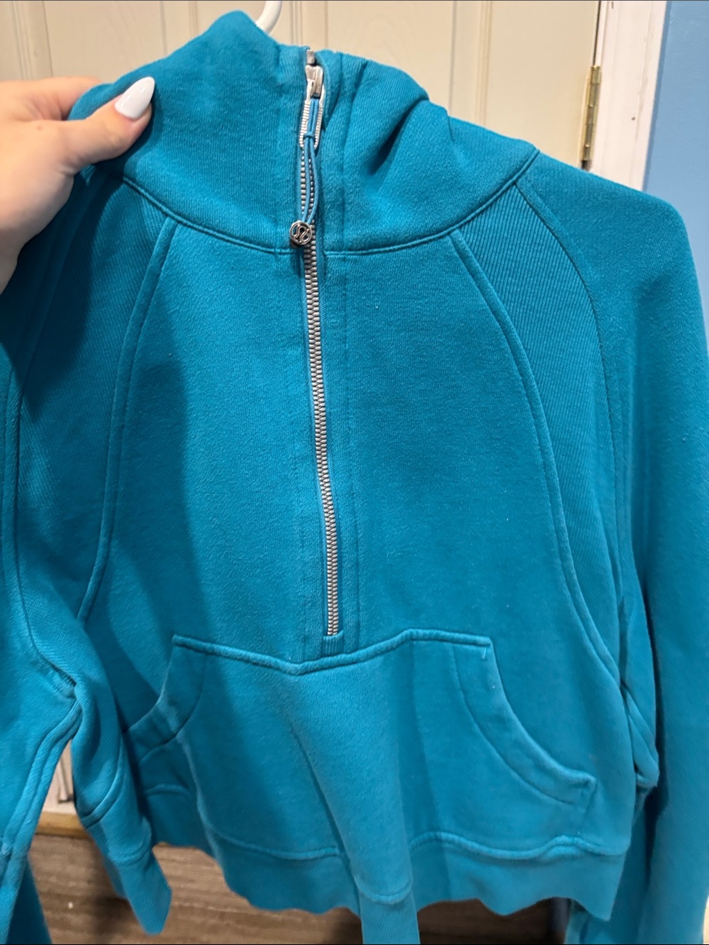 lululemon athletica Teal Half-Zip Pullover Jacket